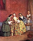 The Venetian Lady's Morning by Pietro Longhi